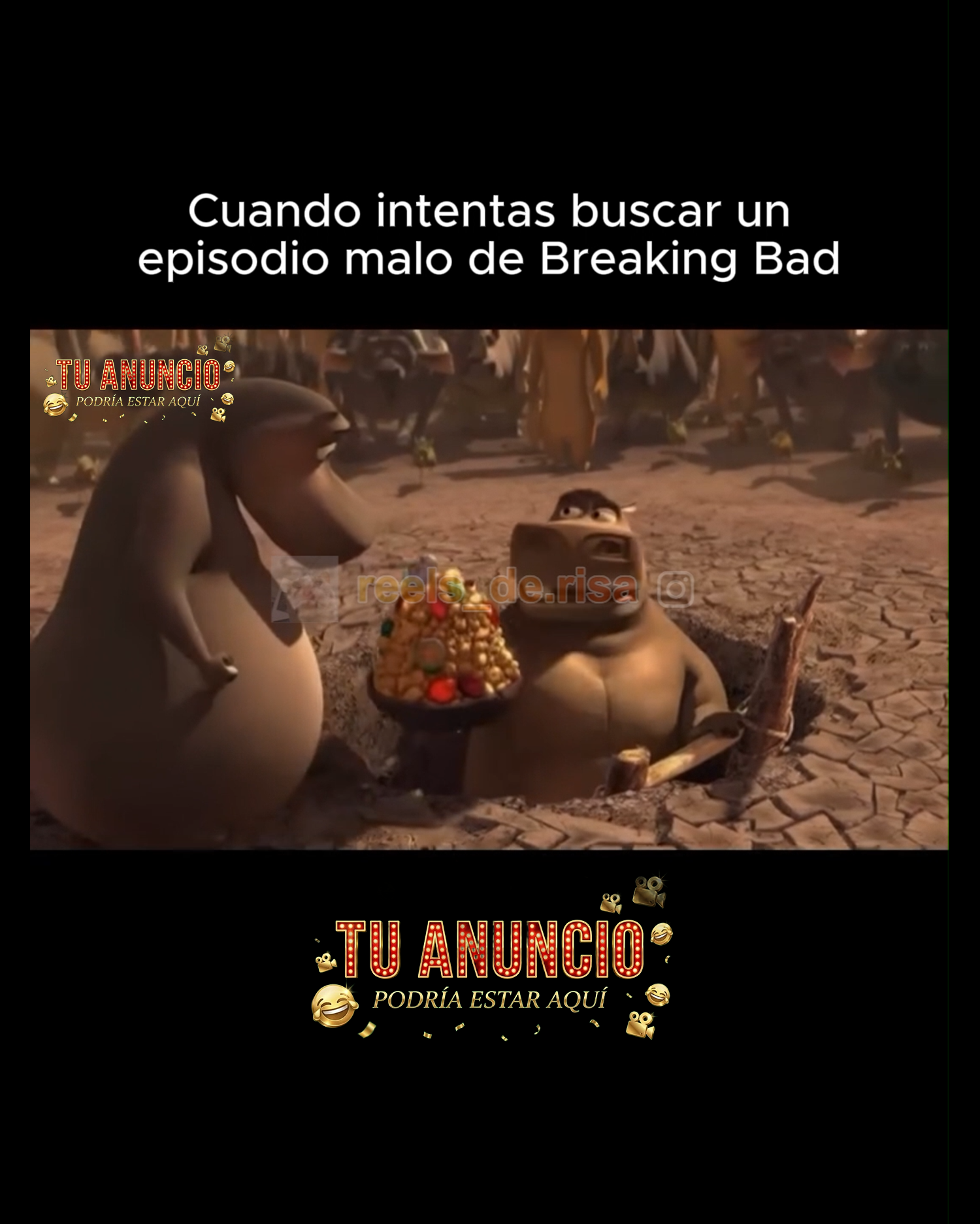 Ejemplo de publicidad en meme
